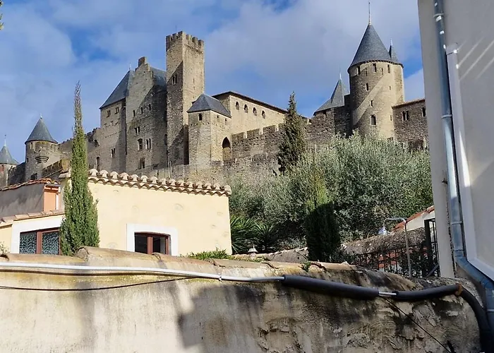 Ma Pierre A L'edifice, Face A La Cite Vue Sublime, Avec Terrasse * Каркассон